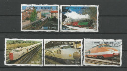 St Tome E Principe 1996 Trains Y.T. 1264CZ/1264DD (0) - São Tomé Und Príncipe