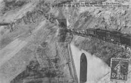 Eboulement Près Col De La Croix-Haute (Drôme), Transbordement Des Voyageurs, Train Ligne De Grenoble à Gap - Voyagé 1907 - Sonstige & Ohne Zuordnung