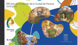 PANAMA, 2019, Booklet 4, Prestige Booklet  - Panama City 1519 - 2019 - Panamá