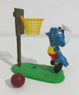 70578 Action Figure - Puffo Basket - Schleich 1980 Peyo - Smurfs