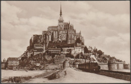 Vue De La Digue A Marée Haute, Le Mont-Saint-Michel, C.1920s - Lévy Et Neurdein Photo CPA LL1 - Le Mont Saint Michel
