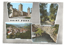 SAINT-PONS Multivues - N°9C - SPADEM éd. - Saint-Pons-de-Thomières