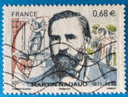 France 2015 : Martin Nadaud, Maçon Et Homme Politique Français N° 4968 Oblitéré - Used Stamps