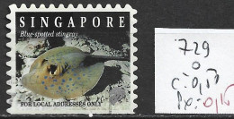 SINGAPOUR 729 Oblitéré Côte 0.50 € - Singapur (1959-...)