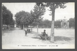 Villefranche Sur Saône, Lot De 2 Cartes : Le Promenoir / Rue Nationale Partie Centrale (A17p52) - Villefranche-sur-Saone