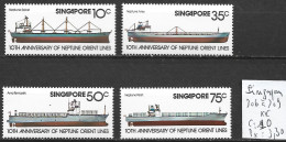 SINGAPOUR 306 à 309 ** Côte 10 € - Singapour (1959-...)