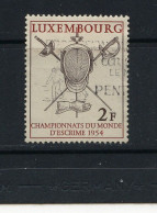 LUXEMBOURG - Y&T N° 482° - Championnats Du Monde D'escrime - Gebruikt