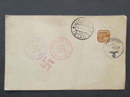 BRIEF Jihlava Iglau 1939 Sudetenland A. Blatt Papier  /// P9456 - Sudetes