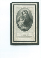 MATHILDE CORYN ECHTG J BT DELAMOTTE ° GENT + 1879 54 JAAR - Images Religieuses