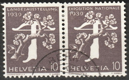Schweiz Suisse 1939: Rollenpaar Zu Z26d = 229yR.01+233yR Mi W13 = 345yR+349y Mit N° O5305 ⊙ BERN 5 (Zu CHF 54.00) - Francobolli In Bobina