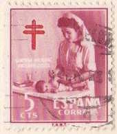 1953 - ESPAÑA - PRO TUBERCULOSOS - ENFERMERA PUERICULTORA - EDIFIL 1121 - Used Stamps