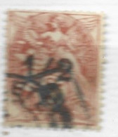 FRANCE N°109 3C ORANGE TYPE BLANC ESSAI DE SURCHARGE 1/2 OBL - Used Stamps