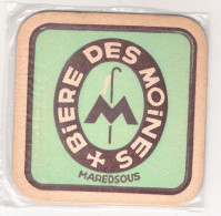 Ancien Sous Bock Abbaye De Maredsous "Bière Des Moines" - Sous-bocks