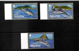 Gibraltar 2014 MNH Dolphins Sg 1584/6 - Gibraltar