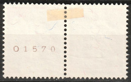 Schweiz Suisse 1939: Rollenpaar Zu Z26f = 229yR.01+237yR Mi W17 = 345yR+353y Mit N° O1570 Wellen-⊙ (Zu CHF 54.00) - Coil Stamps
