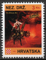 Ozzy Ozbourne - Briefmarken Set Aus Kroatien, 16 Marken, 1993. Unabhängiger Staat Kroatien, NDH. - Croacia