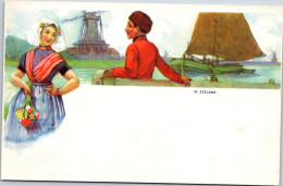 RED STAR LINE : In Zeeland, Serie Folklore And Costumes - World Cruises SS Belgenland Art Series - Paquebots