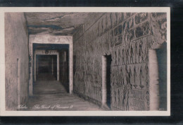 Cpa Thèbes The Tomb Of Ramsès - Autres & Non Classés