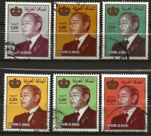 MAROC: Obl., N° YT 936 à 941, Série, TB - Marokko (1956-...)