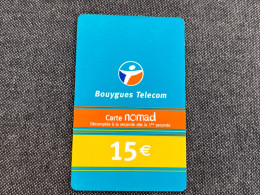 Nomad / Bouygues Nom Pu37 Recto Marbré - Kaarten Voor De Telefooncel (herlaadbaar)