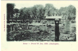 Ruine Brand 26 Jan 1899 (Stadszijde), Très Rare - Surinam