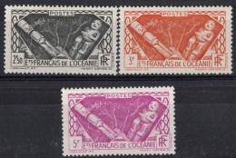 OCEANIE  Timbres-Poste N°116* à 118* Neufs Charnières TB Cote : 4.50€ - Ungebraucht