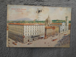 Cpa Firenze Florence Grand Hotel Cavour 1922 - Firenze (Florence)