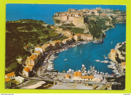 Corse Du Sud BONIFACIO N°20 041 Vue Générale Aérienne Port Falaises Terrain De Foot En 1985 - Autres & Non Classés