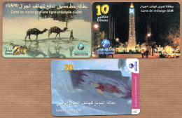 Cartes De Recharge -Tunisie Télécom-2 Images (Recto-Verso) -2 Scans - Tunesien