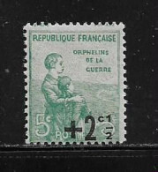 FRANCE  ( FR2  - 75 )   1922  N° YVERT ET TELLIER    N°  163   N** - Ungebraucht