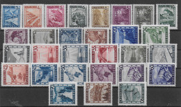 AUSTRIA 1945/47 " VEDUTE E PAESAGGI " ANNATA COMPLETA 29 VALORI INTEGRI  ** MNH LUSSO C2035 - Unused Stamps