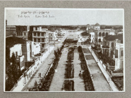 GEOGRAPHICAL POSTCARD - TEL AVIV, Rothschild Boulevard, In 30’s In The Center Allenby St. ISRAEL - Israel