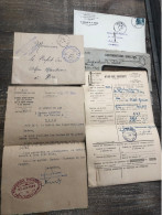 Papiers De Réquisitions D’une Villa Au Pradet 1943-45 Le Pradet (Var) Avec Tampon État Français Et Allemand - 1939-45