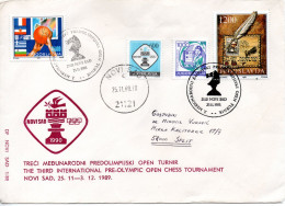Yugoslavia, Chess, 3rd International Pre-Olympic Open Tournament Novi Sad 1989 - Schaken