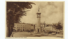 Postcard Devon Barnstaple The Square And Clock Tower Unused Photochrom Co. - Other & Unclassified