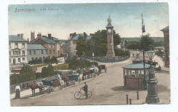 Postcard Devon Barnstaple The Square Frith's  Unused  Well Animated - Autres & Non Classés