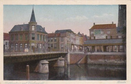 4850137Breda, Postkantoor Met Vischmarkt. 1930 (Kleine Vouwen In De Hoeken)  - Breda