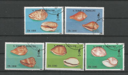 St Tome E Principe 1996 Shells Y.T. 1264EF/1264EK (0) - Sao Tome En Principe