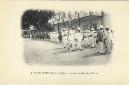 Cote D'Ivoire  Abidjan Arrivée Du Maréchal Pétain, Rare - Costa De Marfil