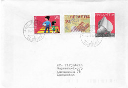 Postzegels > Europa > Zwitserland > 1990-1999 > Brievb Uit 1994 Met 3 Postzegels (17647) - Brieven En Documenten