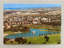 GEOGRAPHICAL POSTCARD - RAMAT GAN, The National Park, Ramat Chen, And The Tel Ganim Area In Givatayim From 1969 ISRAEL - Israel