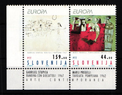 Slowenien 48-49 Postfrisch Paar #GK346 - Eslovenia