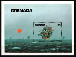 Grenada Block 128 Postfrisch #GK318 - Bateaux