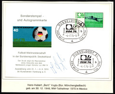 Bund Autogrammbrief Berti Vogts #HR418 - Other & Unclassified