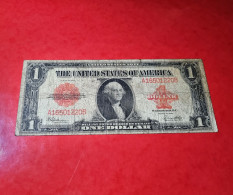 1923 USA $1 DOLLAR *RED SEAL* UNITED STATES BANKNOTE F/F+ BILLETE ESTADOS UNIDOS *COMPRAS MULTIPLES CONSULTAR* - Billetes De Estados Unidos (1862-1923)