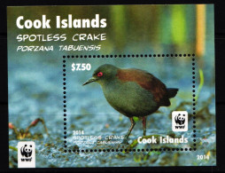 Cook Inseln Block 248 Postfrisch Vögel #HR455 - Cookeilanden