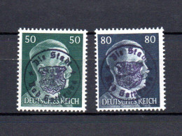 Bad Gottleuba (Germany) 1945 Local Overprinted Stamps (Michel 17+19) MNH, Signed - Ungebraucht