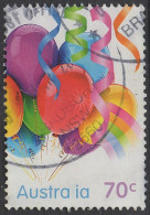 AUSTRALIA 2014 QEII 70c Multicoloured, Special Occasion-Ballons Used - Gebraucht