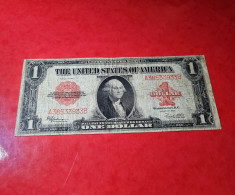 1923 USA $1 DOLLAR *RED SEAL* UNITED STATES BANKNOTE F+ BILLETE ESTADOS UNIDOS *COMPRAS MULTIPLES CONSULTAR* - Bilglietti Degli Stati Uniti (1862-1923)