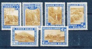Belgian Congo - 203/208 - National Park - 1938 - MNH - Unused Stamps